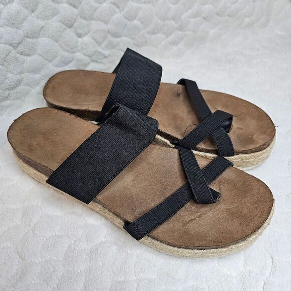Madden Girl sandals platform jute 9.5 - Picture 4 of 5